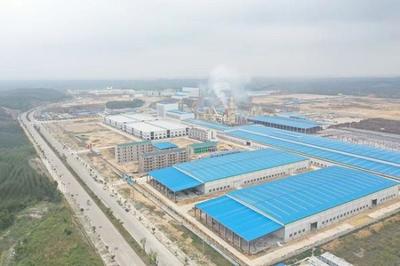 廣西欽州50萬(wàn)立方米超強(qiáng)刨花板項(xiàng)目首板下線